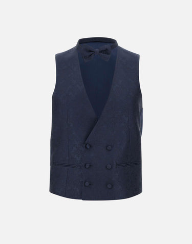 Gilet e papillon da cerimonia  in misto seta 91CT07 3197185002 CORNELIANI 