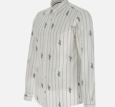 "C-Roan" camicia in cotone 50535411 100 BOSS 