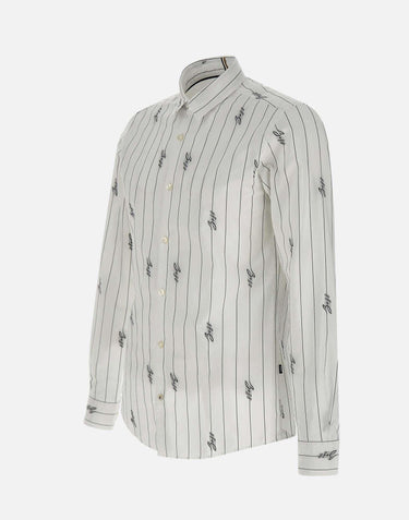 "C-Roan" camicia in cotone 50535411 100 BOSS 