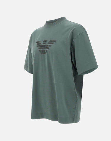T-shirt  in cotone organico EM001026 AF13669M9058 EMPORIO ARMANI 