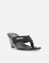 Sandali infradito con zeppa COPSH97F3070 BLK COPERNI 