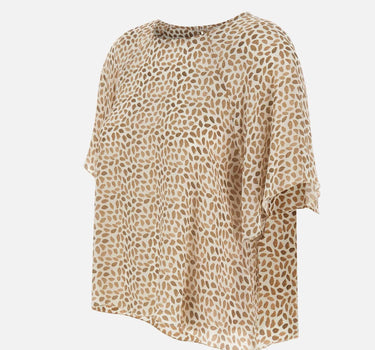 Blusa in viscosa leggera stampata SP1GX053 1064 KAOS 