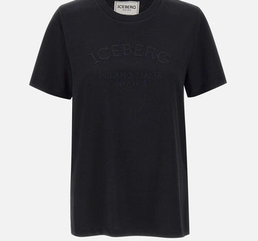 T-shirt in cotone F0216327 9000 ICEBERG 