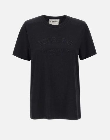 T-shirt in cotone F0216327 9000 ICEBERG 
