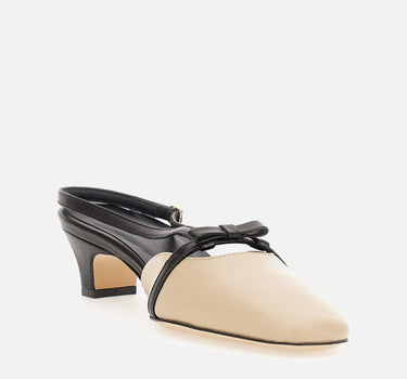Slingback "Lecche" in pelle LECCHE CREAM MUSIER PARIS 