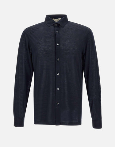 Camicia in lana royal merino CAMLSP JWOOL890 FILIPPO DE LAURENTIIS 