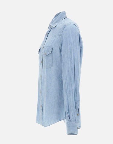 Camicia in misto lyocell M75CAMK02 TES0M14608 ELEVENTY 