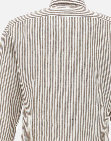 Camicia  in  lino LFU02P0147066U 0006 BARBA 