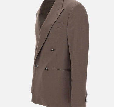 Blazer doppiopetto relaxed fit in fresco lana stretch 4032G2002Y 26000029 MANUEL RITZ 