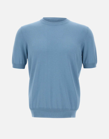 Maglia in cotone a maniche corte 57136 21810573 GRAN SASSO 