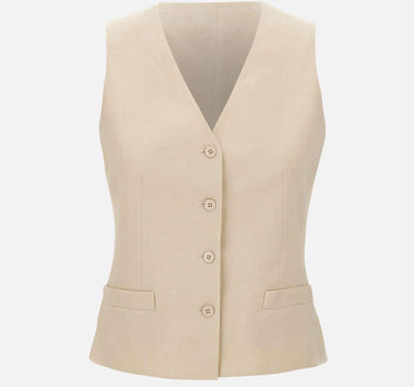 Gilet in tela di lino 2616151012600 007 MAX MARA STUDIO 