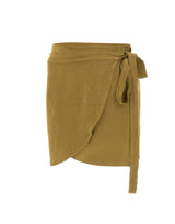 Gonna a portafoglio in lino SPJAR018 1043 KAOS 