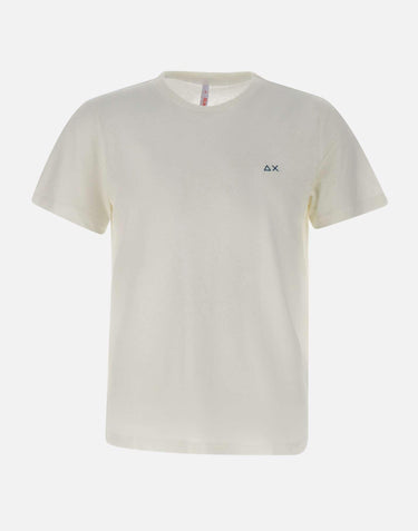 "Jersey linen t-shirt" T35132 31 SUN68 