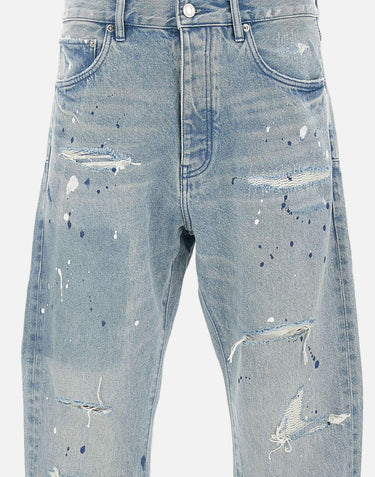 Jeans "Patch repairs Foil" P011 TRFL325LTINDIGO PURPLE BRAND 