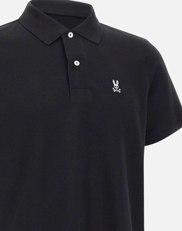 Polo classica in piqué B6K001ARPC BLK PSYCHO BUNNY 