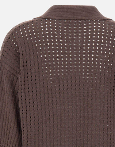 Polo in cotone traforata 360426 251 KANGRA 