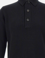 Polo in maglia di lana e cashmere PL3ML WC7R990 FILIPPO DE LAURENTIIS 
