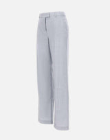 Pantaloni in misto lana e seta M85PANG03 TES0M046130 ELEVENTY 