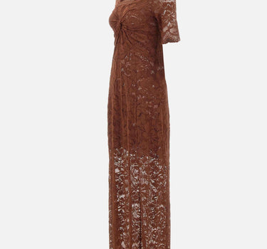 Abito in pizzo con torchon sul petto 25HJRO106PA0170 P237 RABANNE 