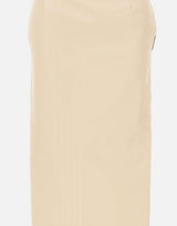 Gonna midi in gabardine di lana 260WCS00298 CCP111AA198 THE ATTICO 