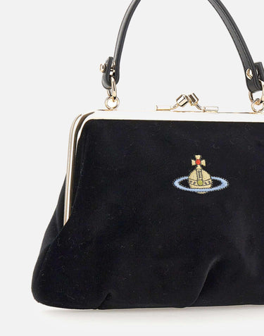 "Granny Frame Purse Velvet" 4B01000BW W00ZLN401 VIVIENNE WESTWOOD 