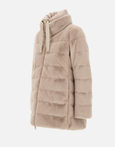 Piumino con pelliccia PI002123D 126301985 HERNO 