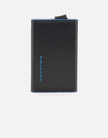 Portacarte di credito con sliding system PP6514B2BLR N PIQUADRO 