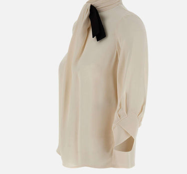 Blusa con fiocco firmato CA17866E2 E84 ELISABETTA FRANCHI 