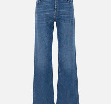 Jeans in denim stretch wide leg QP6BL008 3019 KAOS 