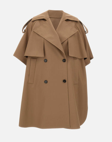 Mantella in gabardina antigoccia 2614731111600 002 MAX MARA 