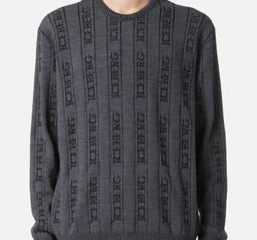 Maglia in lana e cotone A0027010 8928 ICEBERG 