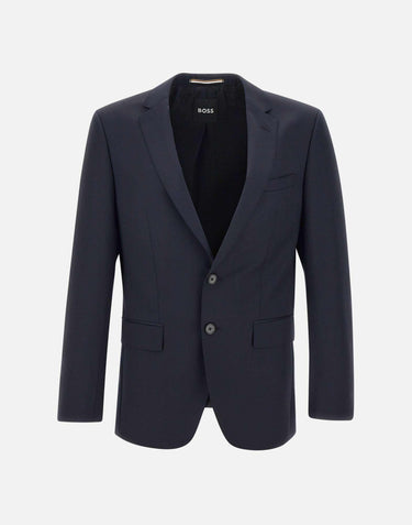 Blazer in fresco lana 50469171 401 BOSS 