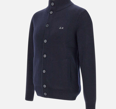 Cardigan in pregiata lana e cashmere K45111 07 SUN68 