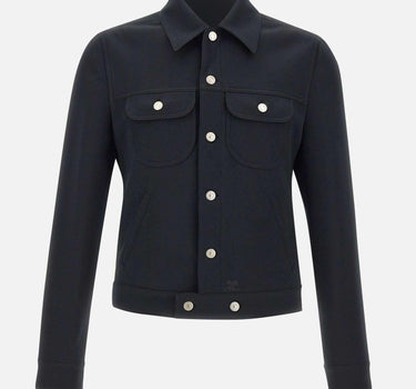 Giacca "Trucker" VESCBL024PL0007 BLACK COURREGES 