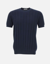 Maglia in cotone a coste larghe DK17026 BLUNOTTE DIKTAT 