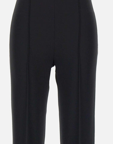 Pantaloni a palazzo in crêpe con bande in raso PA08251E2 110 ELISABETTA FRANCHI 