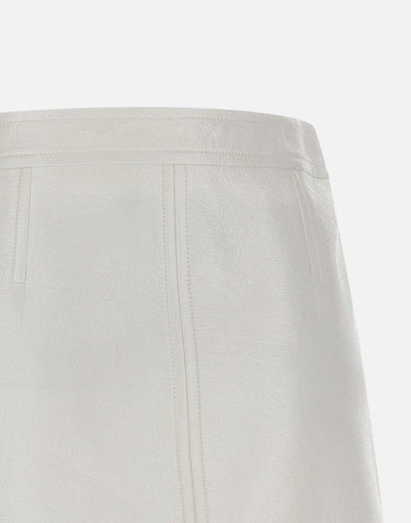 Mini gonna "Reedition Vinyl" PERCJU001VY0014 HERWHITE COURREGES 