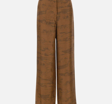 Pantalone in seta stampata 2616131101600 004 MAX MARA STUDIO 