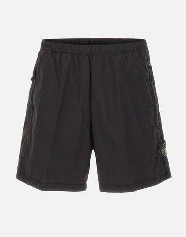 Shorts in tela di cotone stretch Paracadute L100017S0003 V0029 STONE ISLAND 