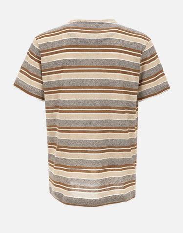 T-shirt "Cot" in lino e cotone COTVR0324 RIGA2 BOB 
