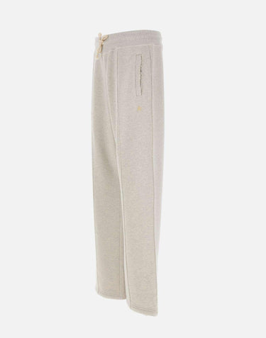 Pantaloni jogging larghi in felpa GUP02714 P00242560665 GOLDEN GOOSE 