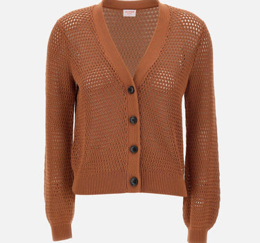 Cardigan "jacquard" in cotone K34231 36 SUN68 