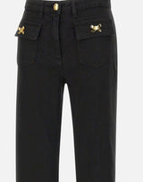 Jeans in cotone con fiocchi gioiello PJ93N51E2 110 ELISABETTA FRANCHI 