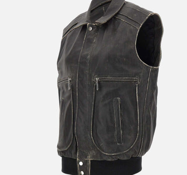 Gilet over in pelle 26EF0W076VA0045 P001 RABANNE 