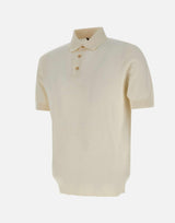 Polo in cotone a punto quadretto PL1MC CR14Q020 FILIPPO DE LAURENTIIS 
