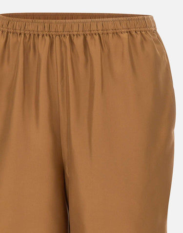 Shorts in seta ZINIALDS MACADAMIA LOULOU DE SAISON 