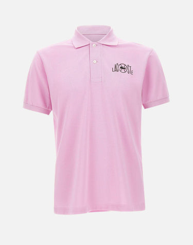 Polo classic fit con logo grafico PH2080 Z4H LACOSTE 