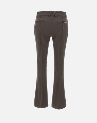 Pantaloni in gabardine di lana 251WCP00266 WWW061AA064 THE ATTICO 