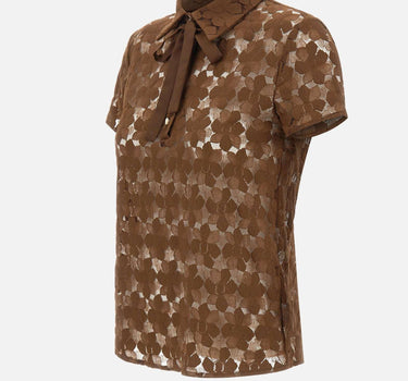 Polo in pizzo floreale 2616941011600 002 MAX MARA STUDIO 