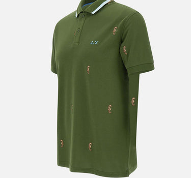 "Full embroidery polo" A35128 37 SUN68 